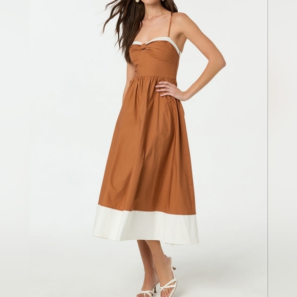 NEW ASTR THE LABEL | $99 Contrast Trim Midi Dress - Picture 7 of 7